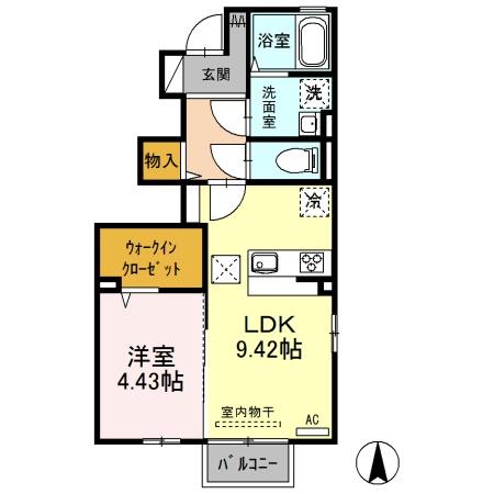 メゾンフルールの間取り