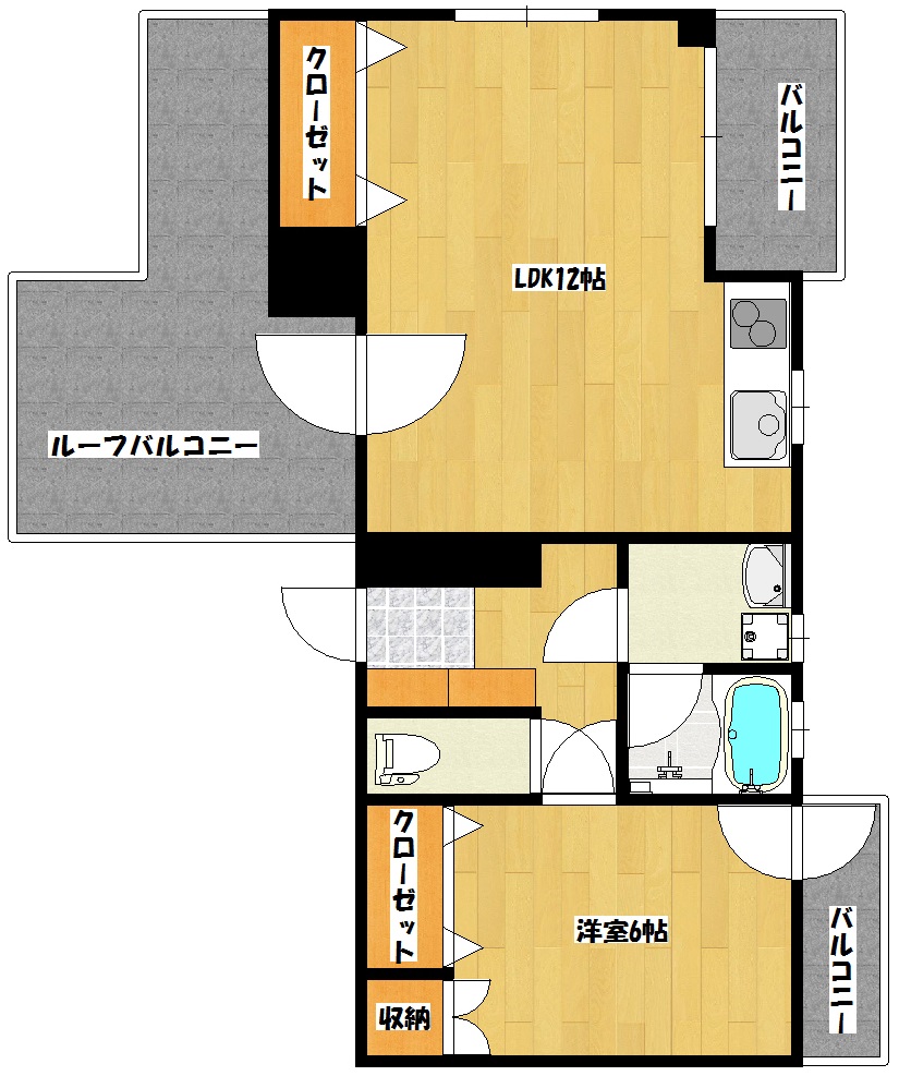 ルネス桜坂の間取り