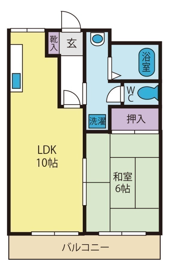 藤マンションの間取り