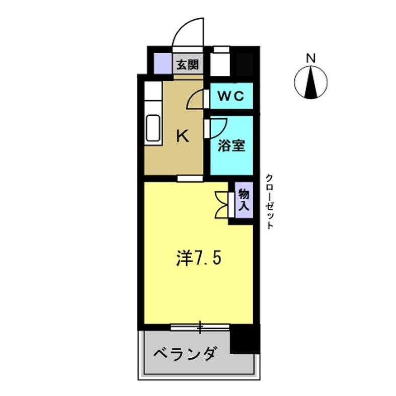 フローラルハイツの間取り