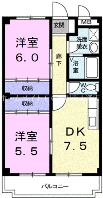 サンシティ豊川の間取り