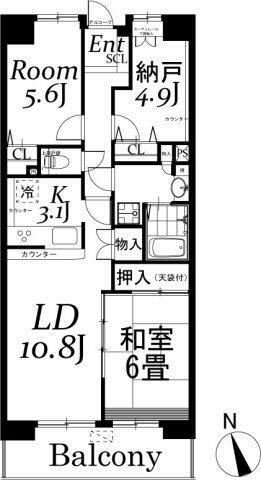 白井ロジュマンの間取り