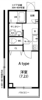 【横浜市青葉区千草台のマンションの間取り】