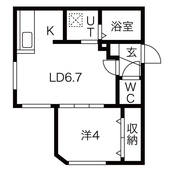 GARE美園(ガレ美園)の間取り