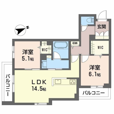 【広島市安佐南区山本のマンションの間取り】