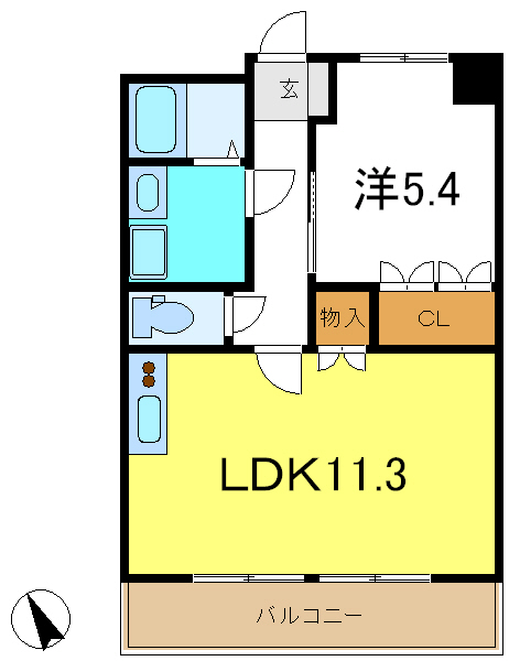 フラワーヒルの間取り