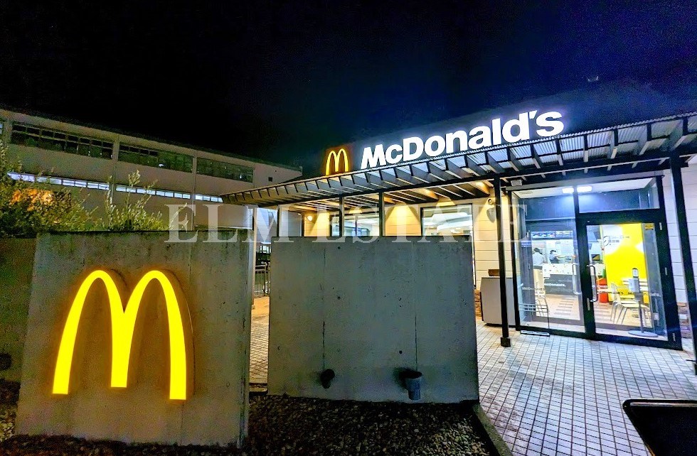 飲食店　マクドナルド1号線丸子店（飲食店）まで1081m