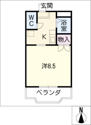 錦町ハイツIの間取り