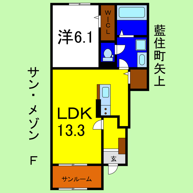 サン・メゾンFの間取り