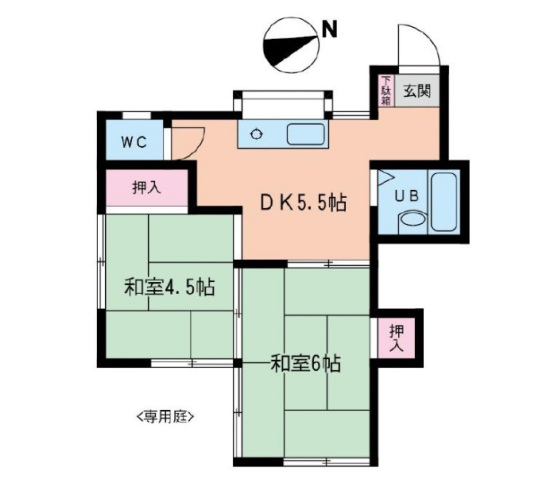 コーポ夢見の間取り