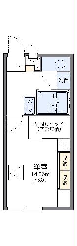 レオパレスサンフラワーの間取り