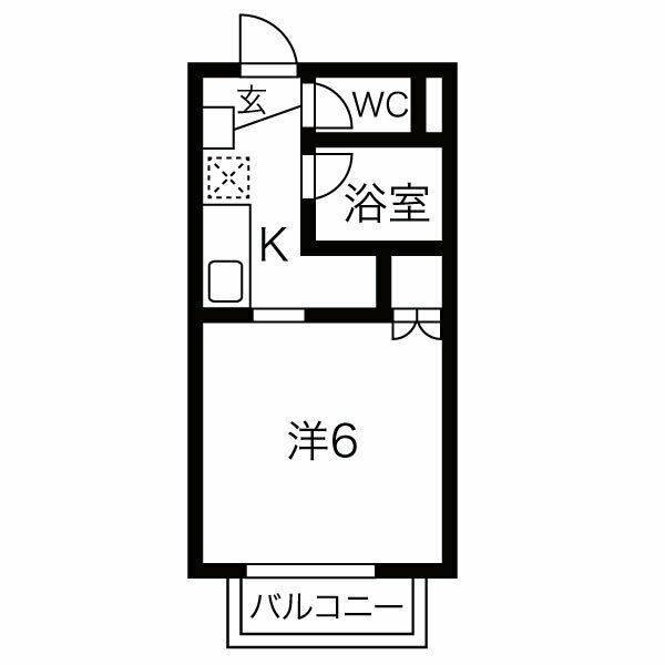 サープラスワンリバーB棟の間取り