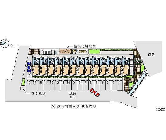 【赤道の駐車場】