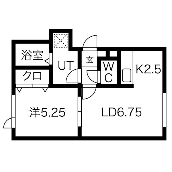 ＧＯＵＲＭＥＴ　ＣＲＯＳＳ（ガーメットクロス）の間取り