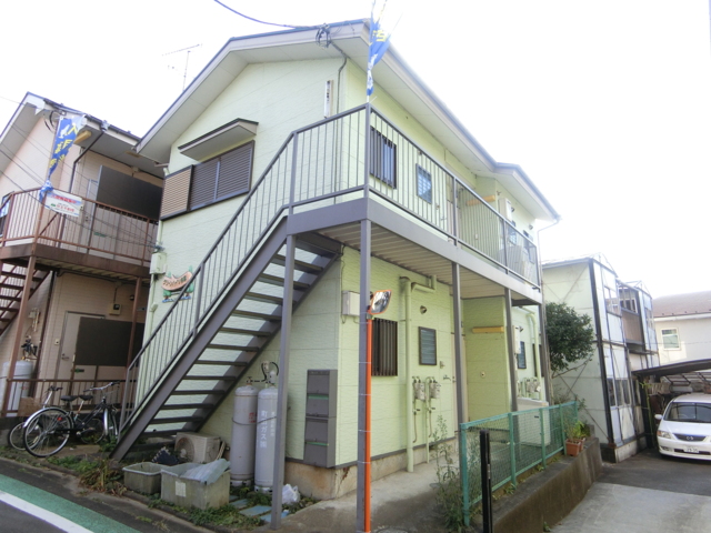 建物外観　閑静な住宅地にある全戸角部屋のアパートです