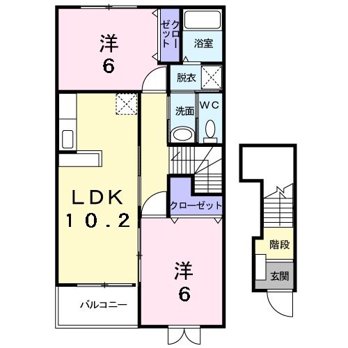 ノース　リバーの間取り