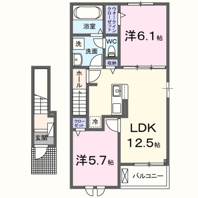 ベルソーレの間取り