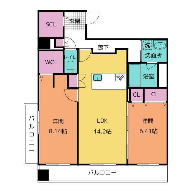 仮）真砂町ソプラの間取り