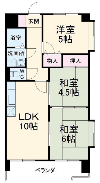 ファミール元柴田東町の間取り