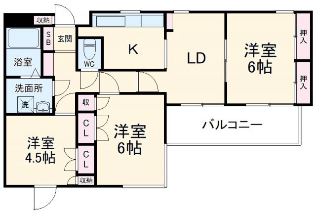 ハイツアザミリアの間取り