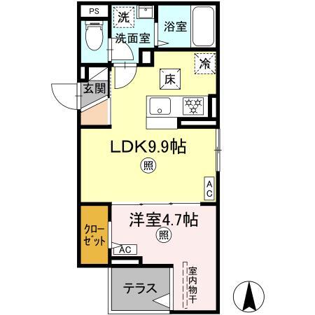 ルリアン千住緑町の間取り