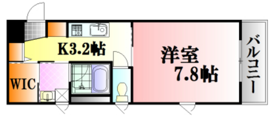 広島市南区宇品神田のマンションの間取り