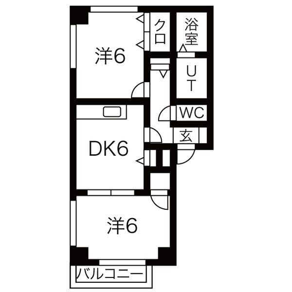 エスポア21 A棟の間取り