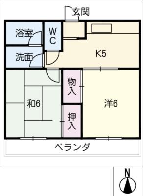 桃花林の間取り