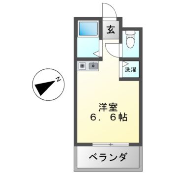 Vita六番町（ヴィータ六番町）の間取り