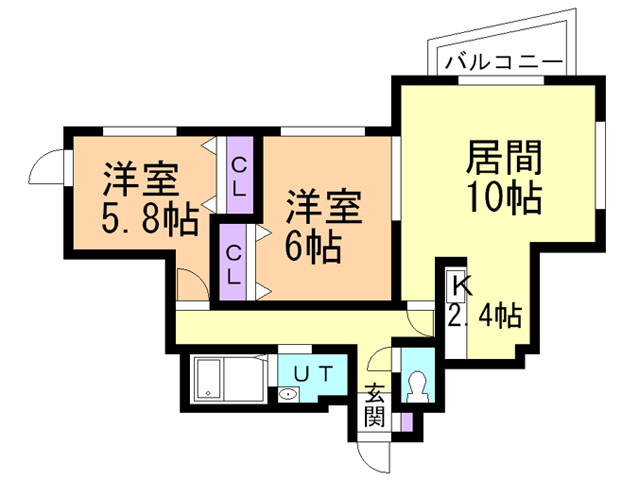 ファミリーコート新札幌の間取り