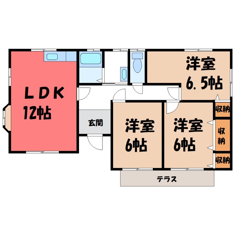 伊勢崎市連取本町のその他の間取り