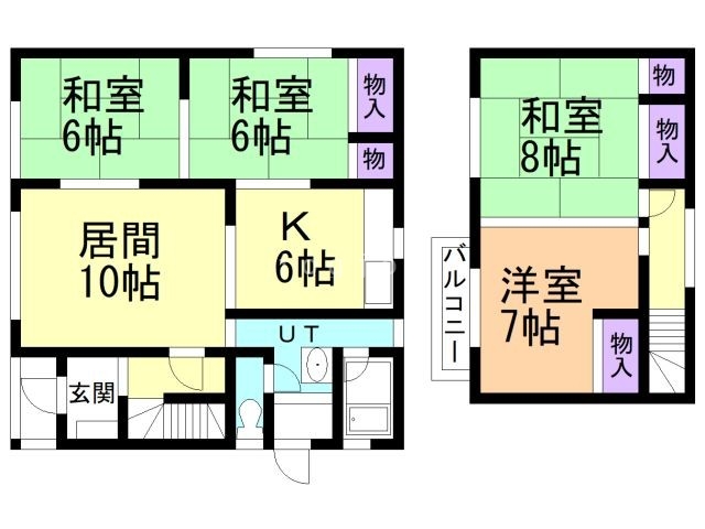 函館市富岡町のその他の間取り