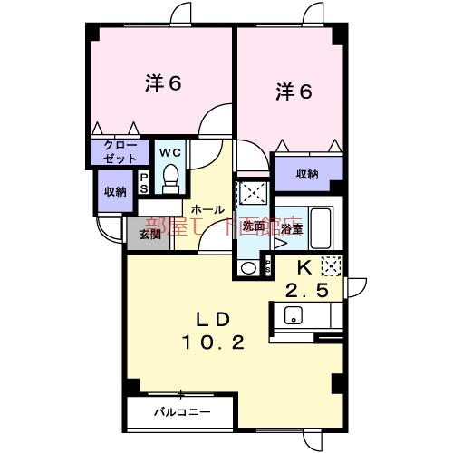 アヴニール・シェル　１番館の間取り