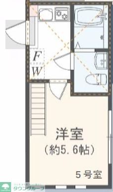 川崎市多摩区菅馬場のアパートの間取り