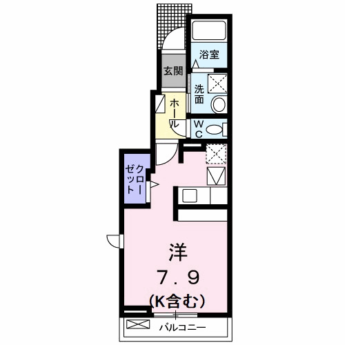 メゾンドクルールの間取り