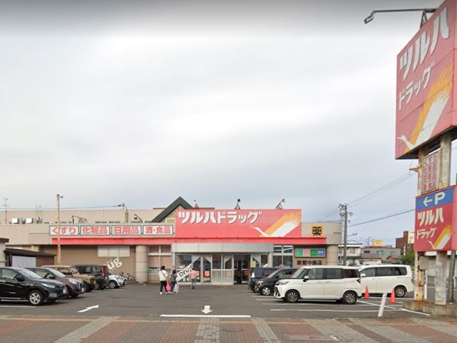 ドラックストア　ツルハドラッグ 室蘭中島店（ドラッグストア）まで540m