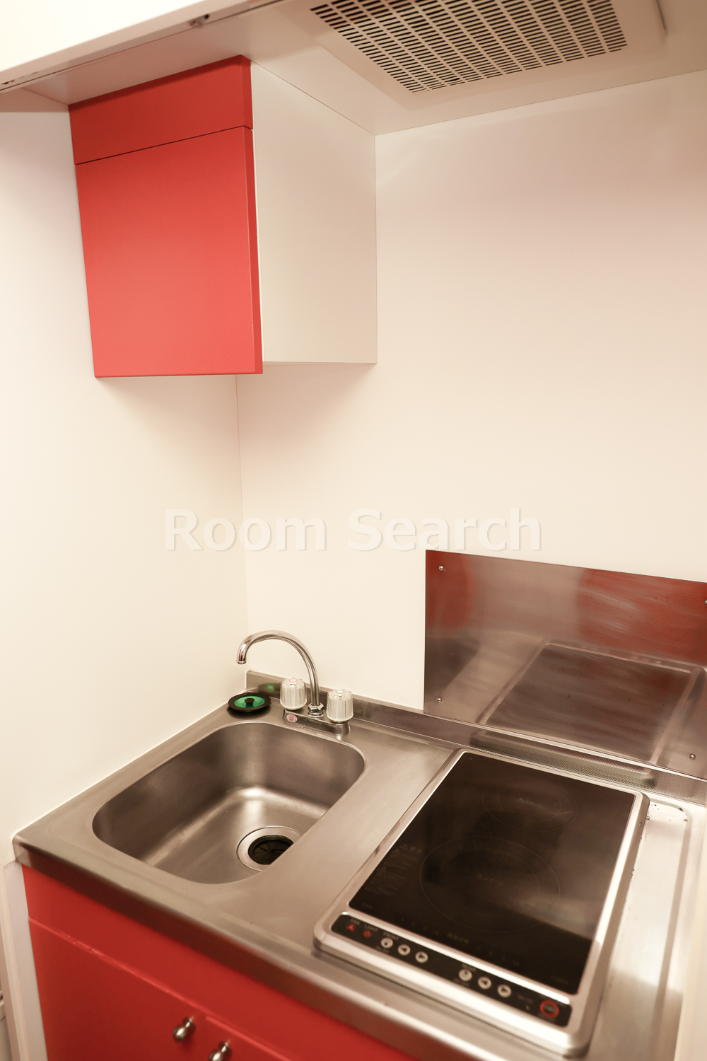 キッチン　2口コンロ、キッチン収納