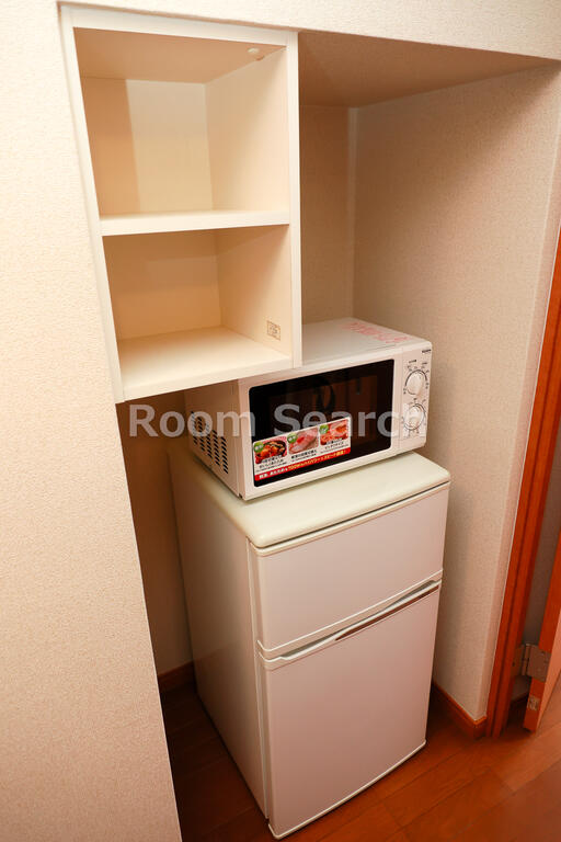 その他設備　電子レンジ&冷蔵庫