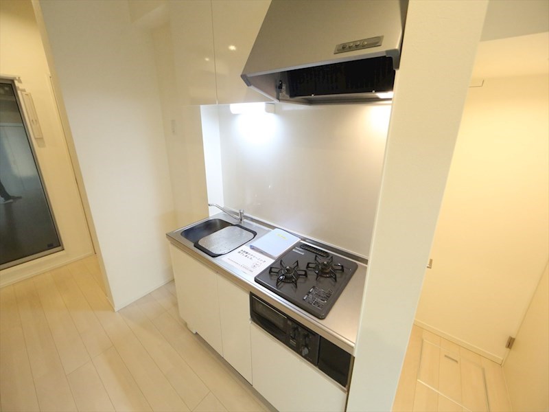 キッチン　システムキッチン（ガス2口コンロ・グリル付）