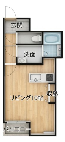 フェリーチェ大街道の間取り