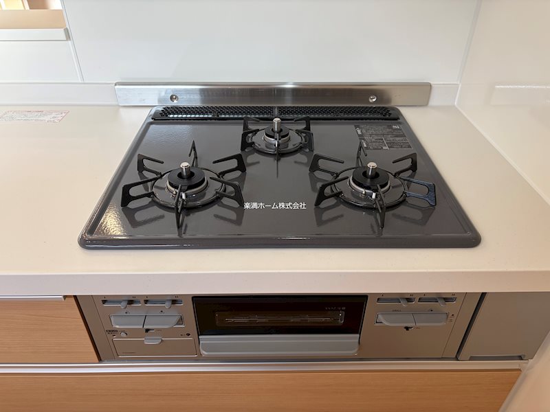 その他　3口ガスシステムキッチン♪