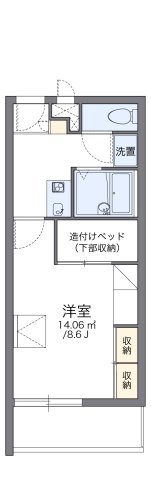 レオパレスメルツェIIの間取り