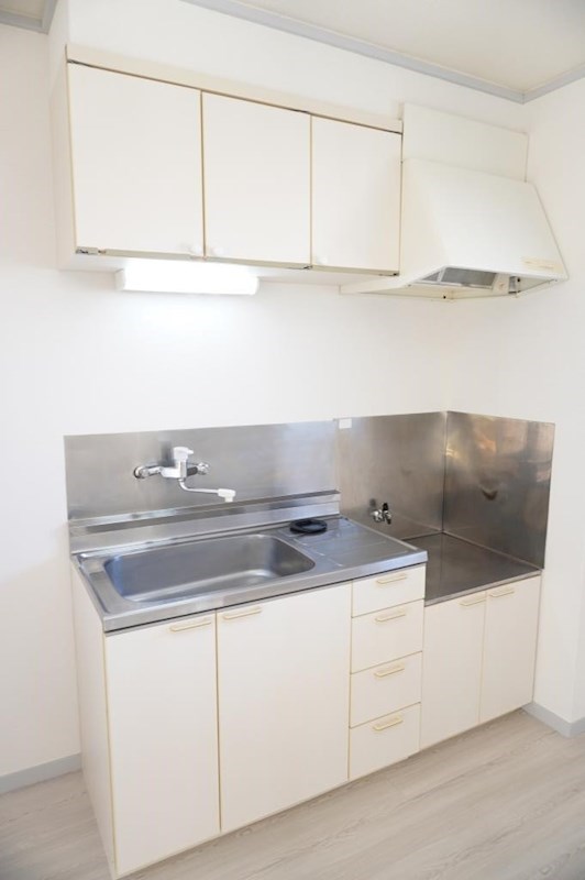 キッチン　ガスコンロ設置可でお料理ラクラク