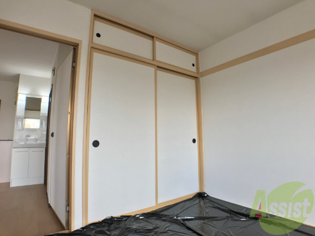 収納　和室のお部屋にはこちらの押入れタイプの収納があります