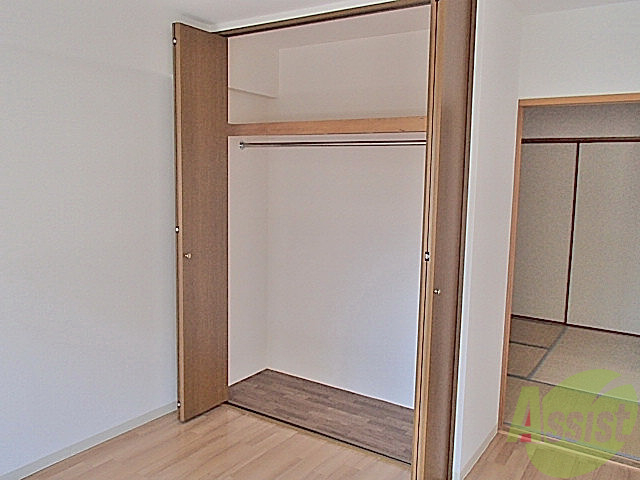 収納　全室に収納があります。お部屋もすっきりつかえていいですね。