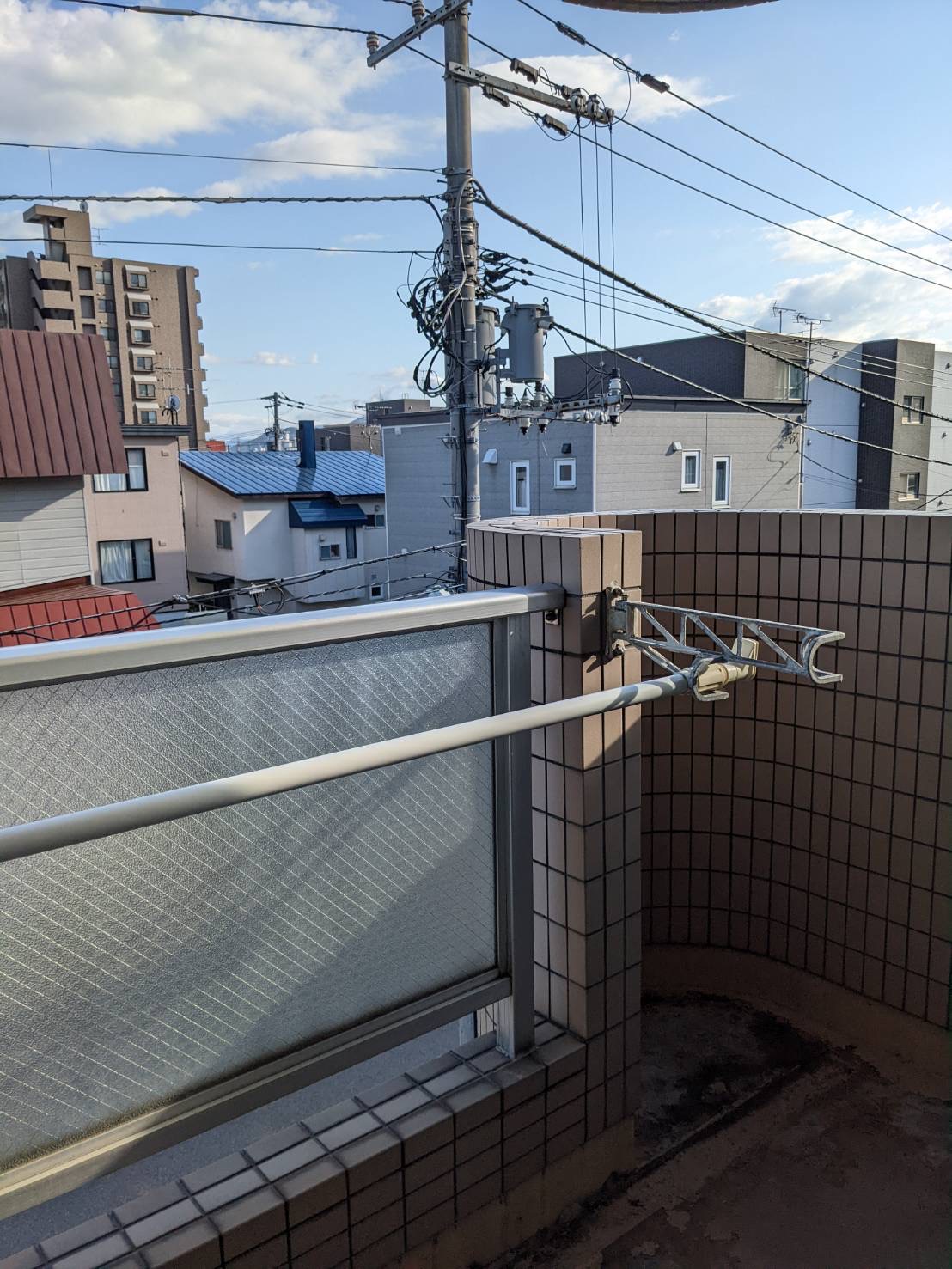 バルコニー　バルコニー付きのお部屋です！