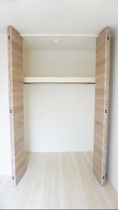 収納　たっぷりとした収納スペースです