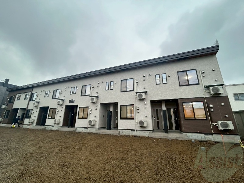 建物外観　完成予想パース　札幌市北区新琴似８条「ルタンさくら新琴似」