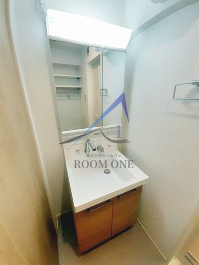 洗面設備　洗面台です。