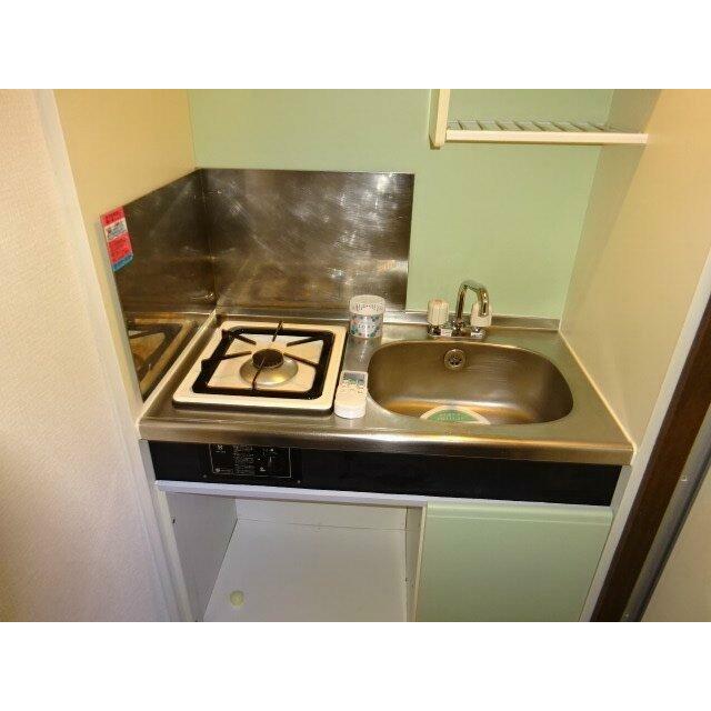 キッチン　1口ガスコンロ